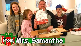 Mrs. Samantha Sent Us A Christmas Present!