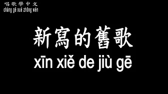 【唱歌學中文】►李宗盛 / 新寫的舊歌◀ ► Jonathan Lee / Newly Written Old Song ◀『也許 我很著急 沒能聽見他微弱的嘉許』【動態歌詞中文、拼音Lyrics】