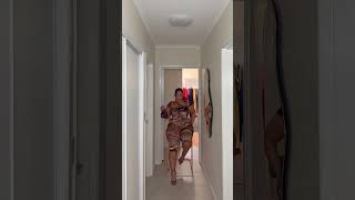 Loretta Short Sleeve Capri Jumpsuit Randi Patent Heels Burgundy