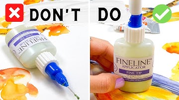 3 tips for masking fluid bottle - FINELINE applicator