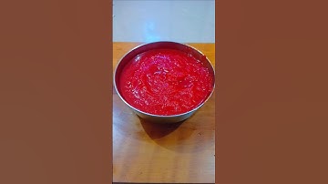 Perfect homemade tomato 🍅 sauce 🤤👌 ! Tomato ketchup recipe ! #shorts ! #@Tuniofficial336 !
