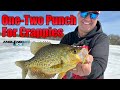 Onetwo punch for crappies effective spoon and tungsten jig tactics