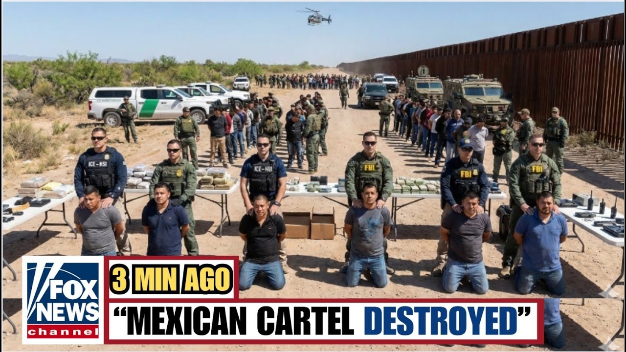 ICE Arrested 1000+ Mexican Cartel Group in Massive Crackdown & Destroyed Border Routes