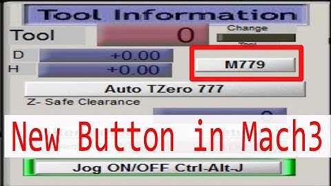 How to create a new button in Mach3