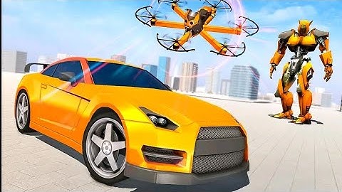 Drone Robot Car Transforming Game -Car Robot Game Android Gameplay!Robot Wala Game! Car Wala Game