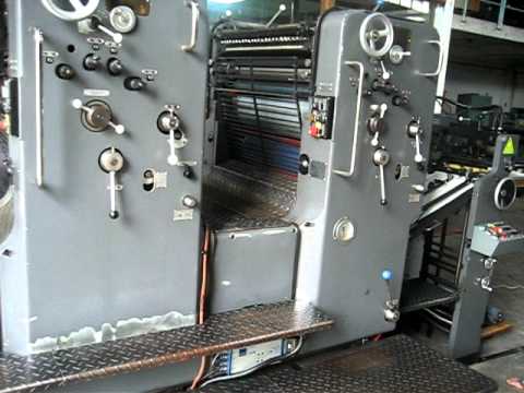  ماكينة طباعه هايدلبرج نصف الفرخ من شركةابوسعدة