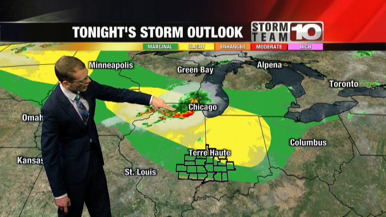 Hot, humid weather brings storm chances - YouTube