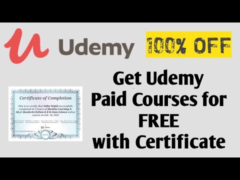 Free Udemy Certification Courses | 15+Courses | 100% OFF