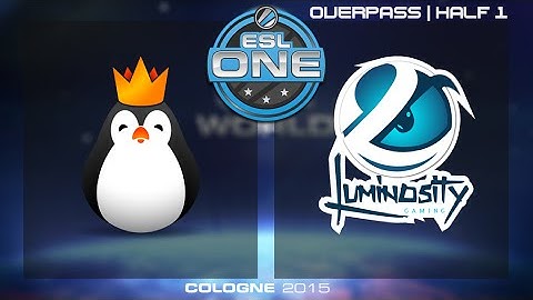 ESL One Cologne 2015 Kinguin vs. Luminosity Overpass First Half