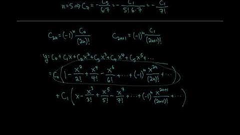 Calculus 17.4 Series Solutions