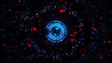 Blue and Red Abstract Sci-Fi Background VJ Loops #vjloops #neon #abstract #tunnel #visuals #dj #vfx