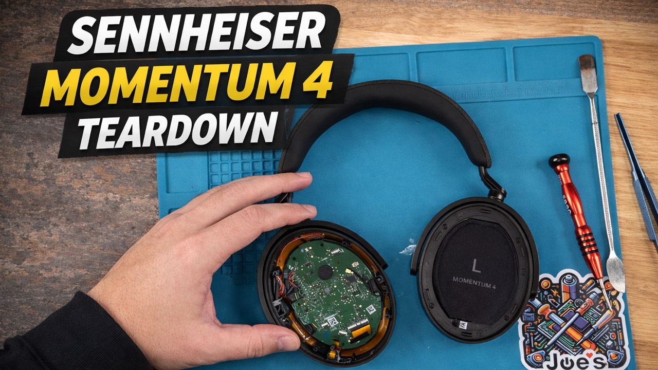 Sennheiser Momentum 4 Teardown | Step-by-Step Disassembly Guide