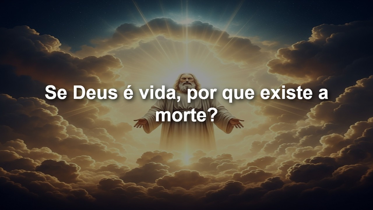 Se Deus é vida, por que existe a morte? - YouTube