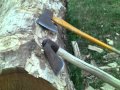 Outil du charpentier  hache ou herminette