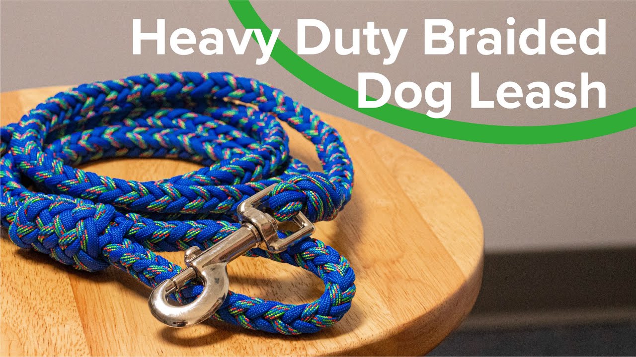 How to Make a Heavy Duty Paracord Dog Leash—8 Strand Braid! 