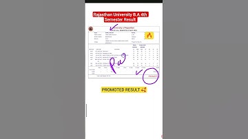 B.A 4th Semester Result 2025 | B.A 4th Semester Result OUT #RUBA4thSemesterResult2025