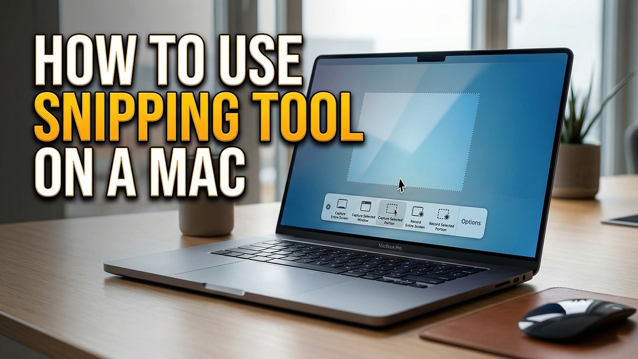 How to Use Snipping Tool on a Mac - YouTube