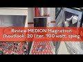 Review MEDION Magnetron (houtlook, 20 liter, 700 watt, spiegeldeur, 5 vermogensstanden, ontdooifunct