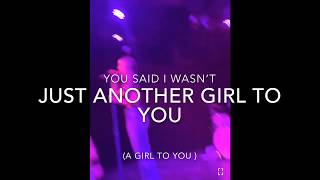 Video thumbnail of "Purple World Olivia O’Brien live Lyrics"