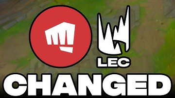 Riot is changing the LEC
