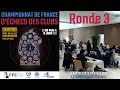 Top16  championnat de france dechecs des clubs 2024  ronde 3