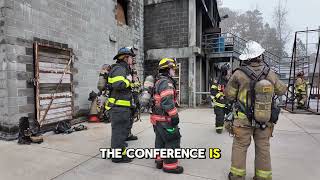 Hands on firefighter training at the Virginia Fire Rescue Conference showcasing collaboration, skill