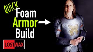 DIY Knight Armor Costume from Foam and Hot Glue!