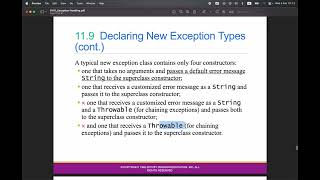 CS 321   Exception Handling | Part 3