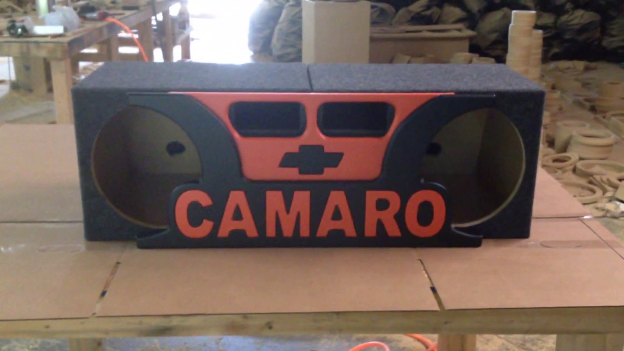 Chevy Camaro SS Subwoofer Box 2010 2015 YouTube