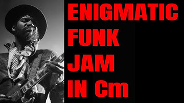 Enigmatic Funk Guitar Backing Track (C Minor Modal Interchange)