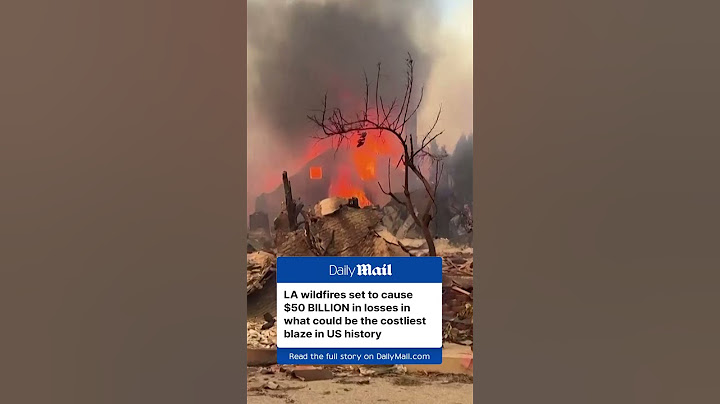 LA wildfires set to cost $50 billion in losses