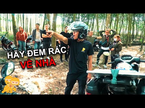 Video Dẫn Cả Team Đi Phượt DỌN RÁC - ĐEM RÁC VỀ NHÀ - Xe Ôm... - youtube