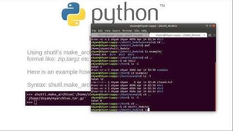 Python for system admins   shutil module   Part 1