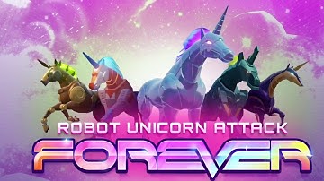 Robot Unicorn Attack 3-Dash through the sparkling stars ( IOS )