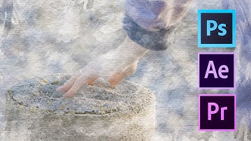 Turn Your Video Into An Animated Watercolor Painting (No Plugins) Adobe Creative Cloud Tutorial