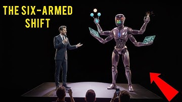 De Chinese robot met 6 armen is al in de fabriek (lopen is niet nodig).