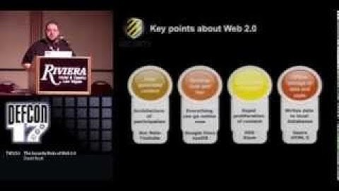 DEFCON 17: The Security Risks of Web 2.0