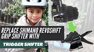 Upgrade your Shimano RevoShift to Trigger Shifter for Faster Gear Changes