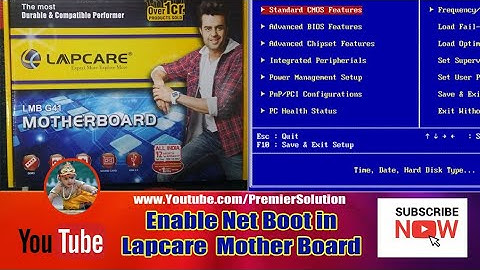 How to enable PXE Network boot in Lapcare Motherboard | network boot problem solved