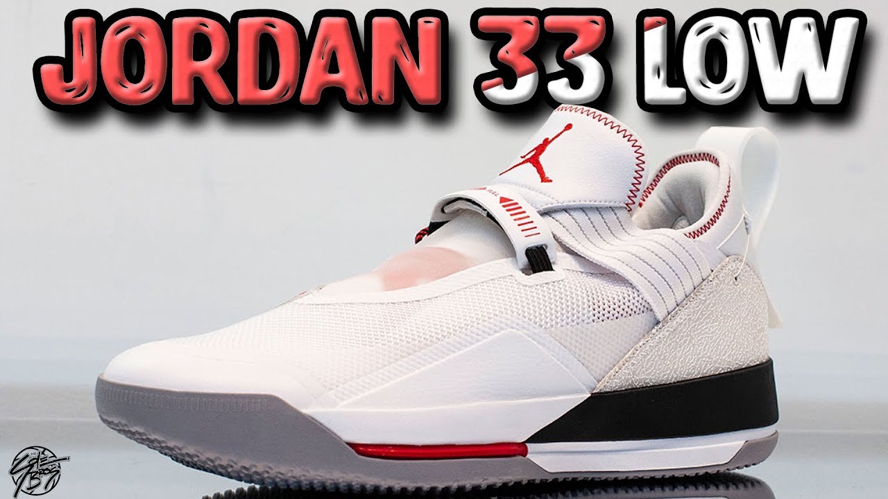 jordan 33 low cut