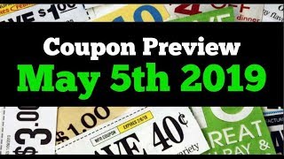 Coupon Insert Preview for Sunday May 5th 3 Inserts