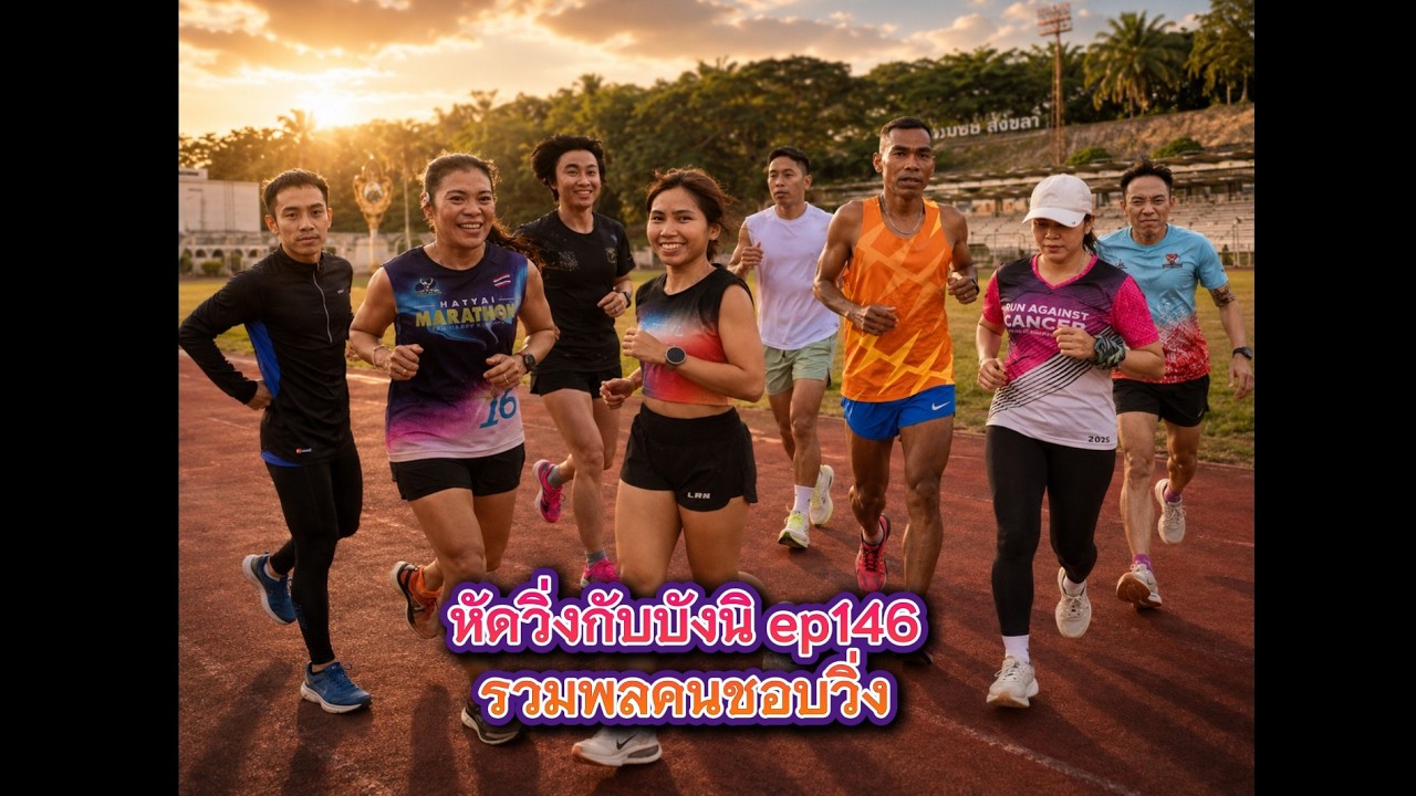 หัดวิ่งกับบังนิ ep146 รวมพลคนชอบวิ่ง
