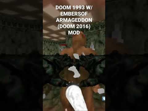 DOOM 1993 WITH EMBERS OF ARMAGEDDON MOD #gaming #DOOM #doometernal #doom1993