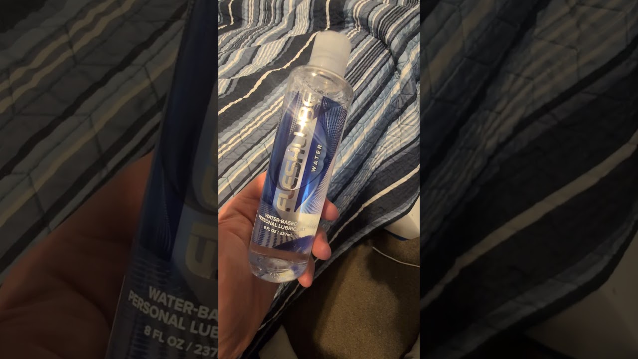 Fleshlight water lube review.