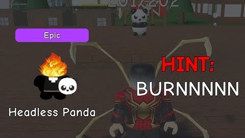 How to get a headless panda in find the pandas 2024