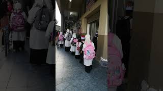 Akid first day school at SRITI TTDI Jaya 2022