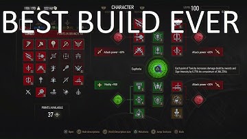 Witcher 3: Most OP Glitch/Build EVER! (Amazing Damage & Sign Intensity)