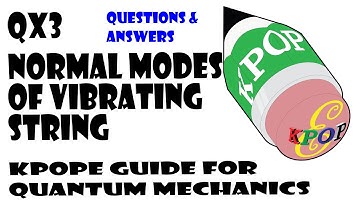 QX3 Normal Modes of Vibrating String