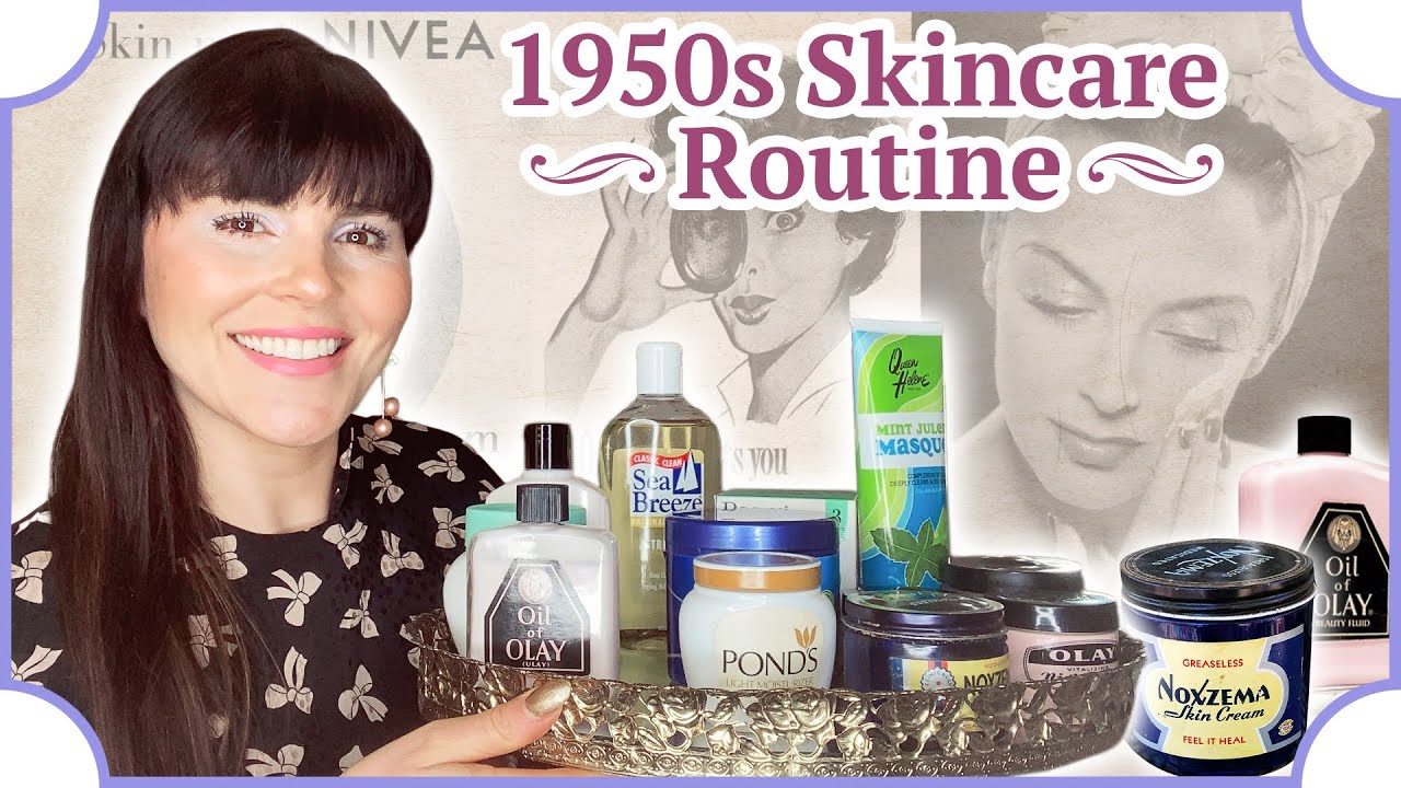 I tried Real 1950s Skincare Products for a week YouTube