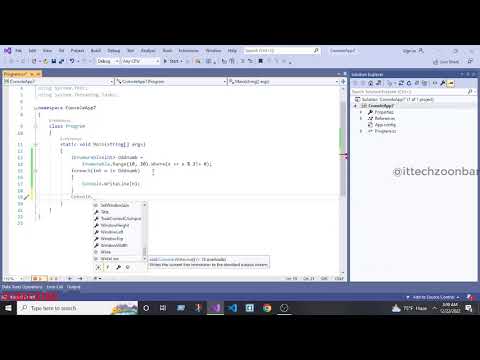 C Sharp  Program to Print Odd Numbers in a Given Range |C# Basics for Beginners in Bangla